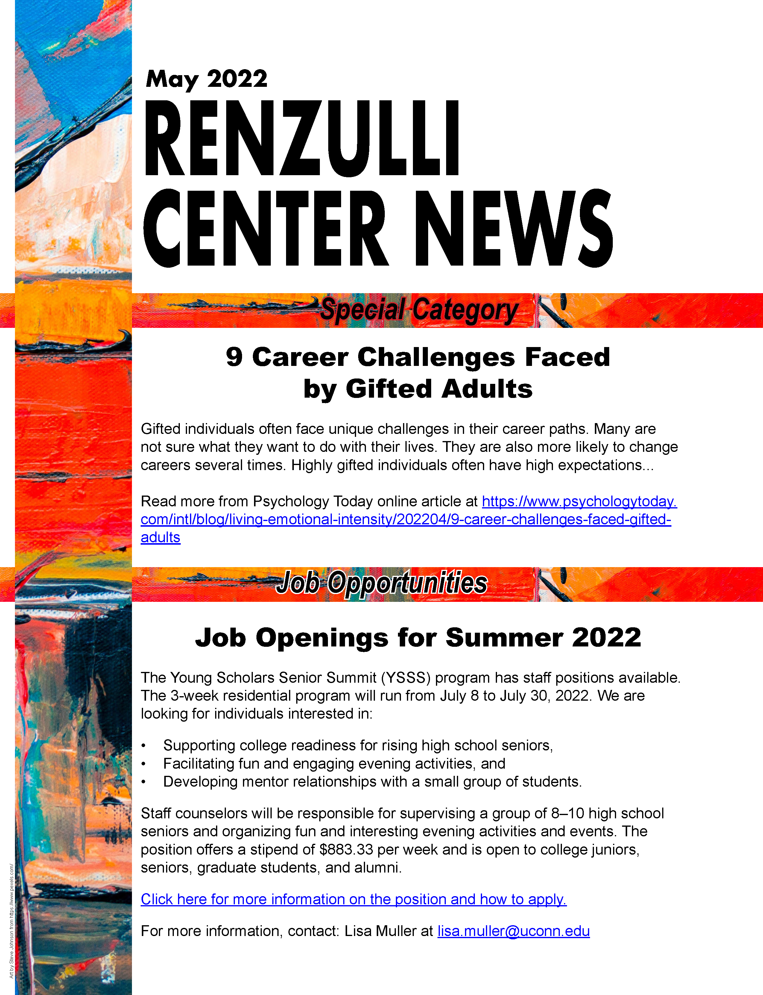 May 2022 Renzulli News Cover Graphic