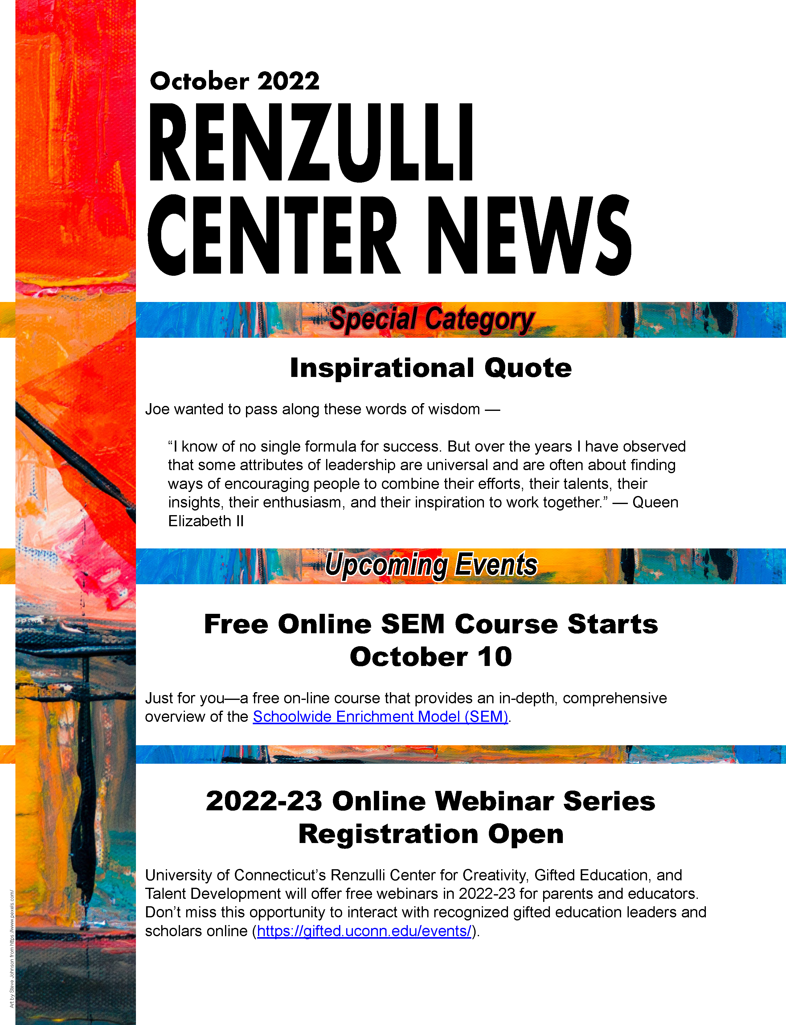 October 2022 Renzulli News Cover Graphic
