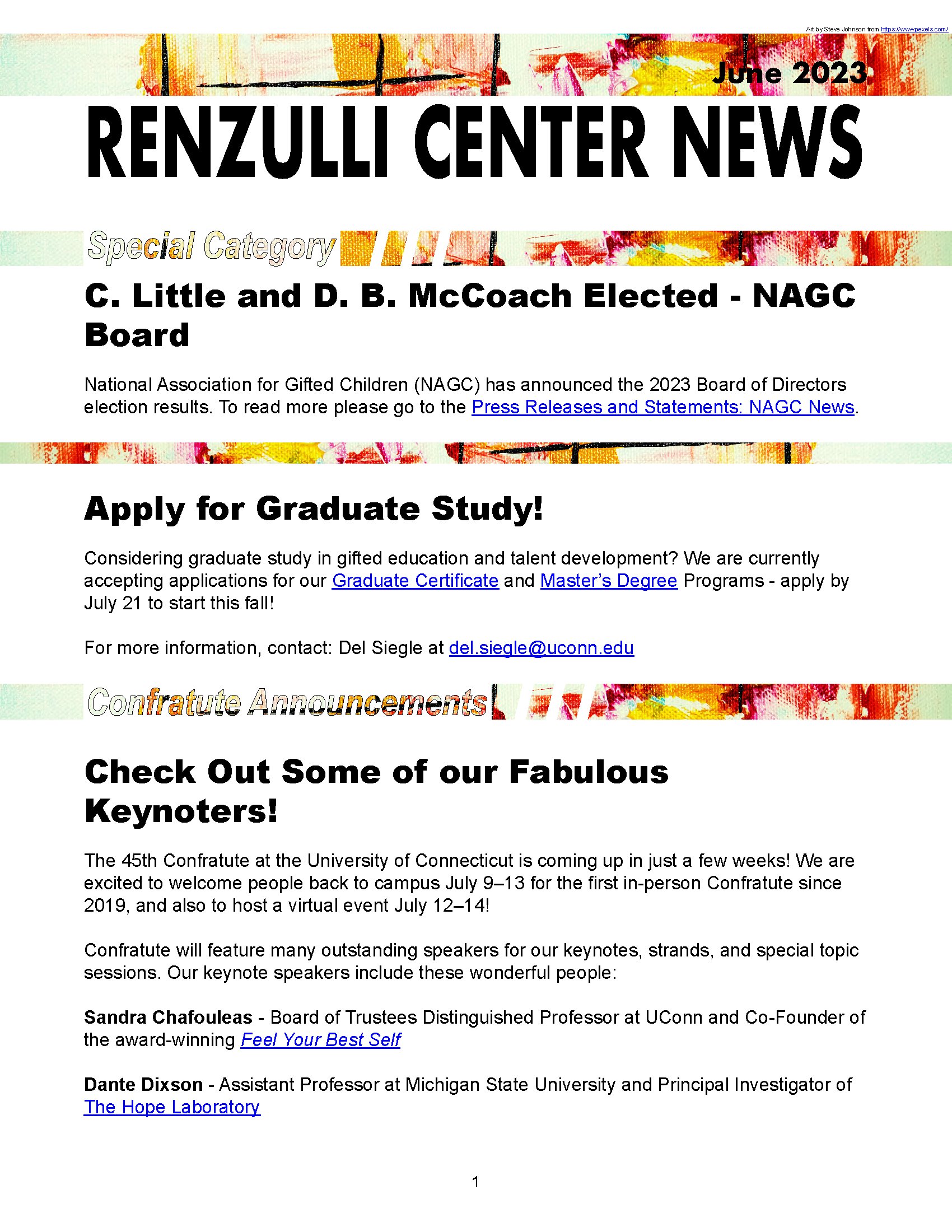 June 2023 Renzulli News Cover Graphic