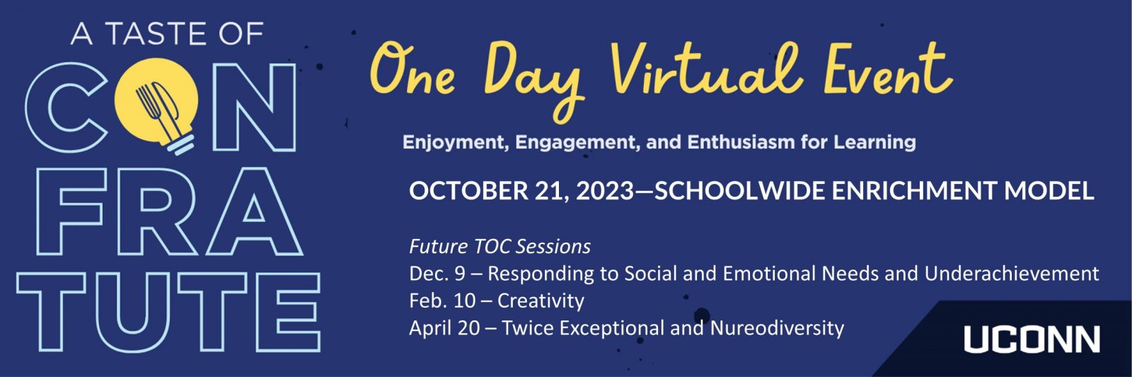 Virtual Taste of Confratute Banner